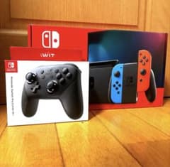 Nintendo Switch 本体 + Proコントローラーまとめ売り - メルカリ