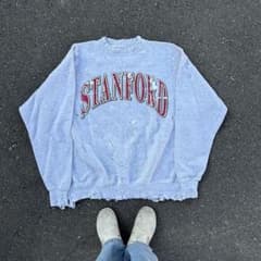 80s～ vintage 襤褸 ダメージスウェット グランジ 常田大希 カレッジ