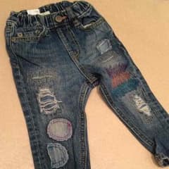 F.O 80㎝  ダメージ加工ジーンズのサムネイル