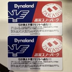 Dynaland 高鷲スノーパーク リフト券のサムネイル