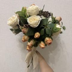 値下げ！ウェディング　アーティフィシャルフラワー ブーケのサムネイル
