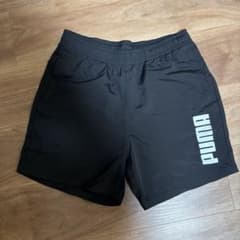 PUMA キッズ ハーフパンツ ブラックのサムネイル