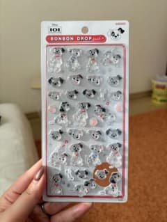 「正規品」ディズニーの101匹わんちゃん、第一弾のボンボンドロップシールのサムネイル
