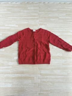 H&M カーディガン　赤色　80 ベビーのサムネイル