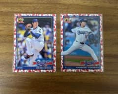 大谷翔平 山本由伸Topps 75ドパラレル ドジャース2枚セット - メルカリ