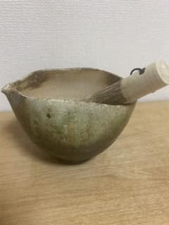 伊賀焼のすり鉢、山椒の木のすりこぎ付きのサムネイル