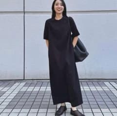 marw united arrows 5分袖ベーシックワンピース ロングワンピ - メルカリ