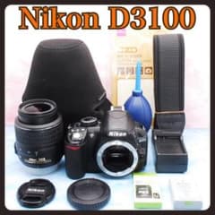 Nikon D3100 Beginner's SLR camera with image stabilization lens