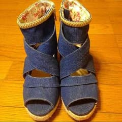 新品★ S ★デニムサンダルのサムネイル
