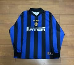 BLACKEYEPATCH ブラックアイパッチ インテル サッカー ゲームシャツ BLACKEYEPATCH ブラックアイパッチ インテル サッカー ゲームシャツ