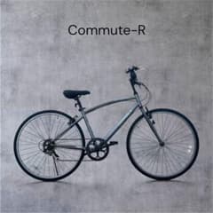 【良品】Commute-R クロスバイク 6段変速 27インチ グレイ 良品】Commute-R クロスバイク 6段変速 27インチ グレイ - メルカリ