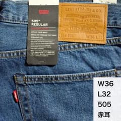 Levi's 505 赤耳 ストレート W36 L32 リーバイスセルビッジのサムネイル