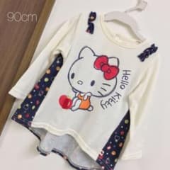 ハローキティ キティ 90 トレーナー 長袖 トップス キティちゃん サンリオのサムネイル