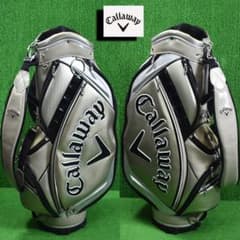 【中古】Callaway キャディバッグ コラボ Callaway/キャロウェイ ゴルフ キャディバッグ【シャンパン】中古