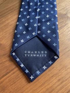 CHARLES TYRWHITT ネクタイ フルール・ド・リス柄のサムネイル