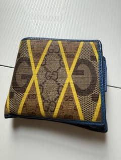 ト*モ様 GUCCI 二つ折り財布 GGスプリーム イエローのサムネイル
