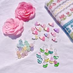 編み物マーカー3種6個セットのサムネイル