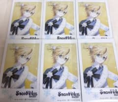 카가미네 렌 snowmiku2025 체키 프린트 6장 세트