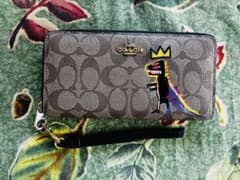 COACH バスキア（Jean-Michel Basquiat） 恐竜　長財布のサムネイル