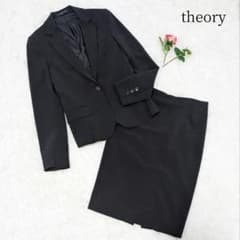 定番✨セオリー ブラックスカートスーツ セットアップ ストレッチ