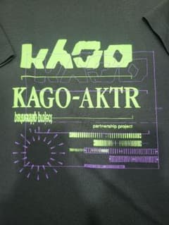 KAGO-AKTR Tシャツ ブラック Sのサムネイル
