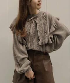 moi tytto アンサンブルニット 値下げしました！のサムネイル