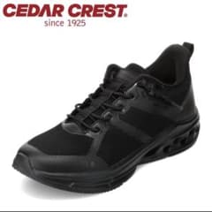 【新品未使用】CEDAR CREST ブラック スニーカー 27.0のサムネイル