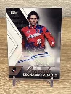 Topps J 리그 레오나르도 친필 사인 카드