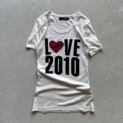トップス dolce&gabbana I LOVE 2010 tee white dolce&gabbana I LOVE 2010 tee white - メルカリ