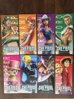 ONE PIECE 캐릭터 스티커 8장 저주받은 성검 영화 밀짚모자