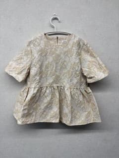 NATURAL BEAUTY BASIC半袖 ペプラム トップス Mのサムネイル