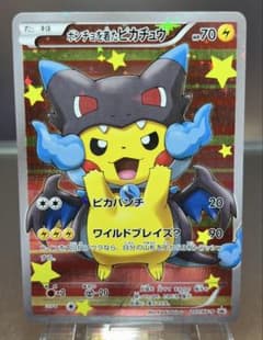 素体　ポンチョを着たピカチュウ メガリザードンX プロモ 207/XY-Pのサムネイル
