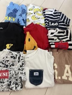 男の子　半袖tシャツ まとめ売り 110 Lee UNIQLO Disneyのサムネイル