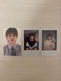 BTS V テヒョン トレカ チェキ風フォト 3枚セットのサムネイル