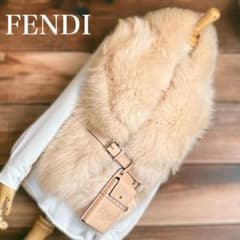 極美品】フェンディ フォックス ファー ストール マフラー ポーチ付き