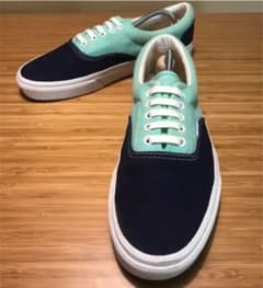 VANS ERA エラ エメラルドグリーン X ネイビーのサムネイル