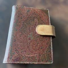 ETTO 手帳カバー 6穴リング マルチカラー中古のサムネイル