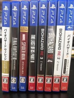 PS4 ソフト 8本セットまとめ売りのサムネイル