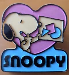 昭和レトロ スヌーピー ハート型クリップ 1983年製