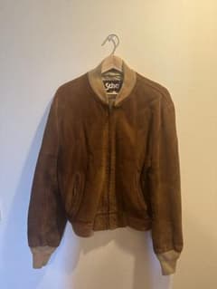 Schott バーガンディ スエード ボンバージャケット Schott ブラウン スエード ボンバージャケット 【公式通販】 ジャケット・アウター