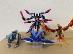 ブロック組み立てロボット 3体セットのサムネイル