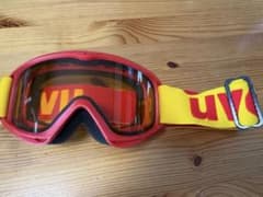 キッズ　ゴーグル　UVEX 新品、未使用　スキー　スノーボード　オレンジレンズのサムネイル