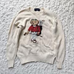 ラルフローレン　ヴィンテージ　ポロベア　リネン混　ニット　ゴルフ　GOLF m26735803426_1.jpg?1758883404