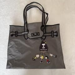 ラクゼット SNOOPY スヌーピー コラボ バッグ キーリング ブラック S