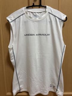 k*n様 UNDER ARMOUR メンズ ノースリーブトップス ホワイトのサムネイル