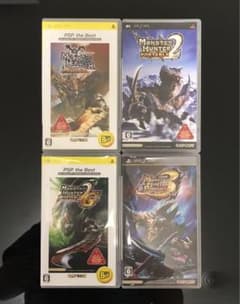 몬스터 헌터 휴대용 4 개 세트 [동작 확인 완료] PSP