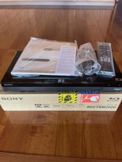 SONY ブルーレイレコーダー　BDZ-FBW2000 未使用のサムネイル