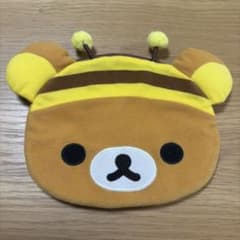산엑스 리락쿠마 이치 반 쿠지 허니 & 스마일 부드러운 봉제 파우치