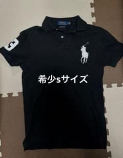 sサイズ　Polo Ralph Lauren ポロシャツ 黒 ビックポニーのサムネイル