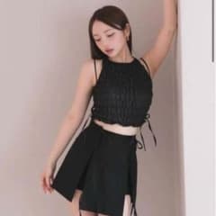 ANDMARY】メイシャーリングトップス ブラック - メルカリ